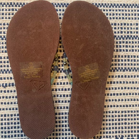 Roxy Beaded Flip Flops - Picture 5 of 5